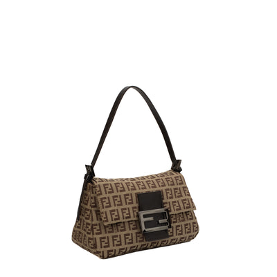 Fendi brown monogram canvas Baguette bag - Second Hand / Used – Vintega