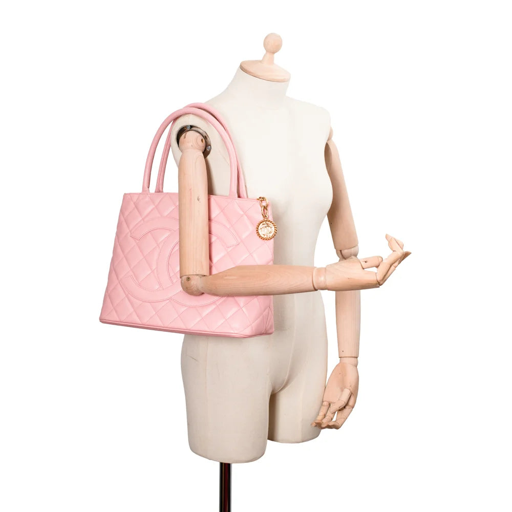 Pre-Loved Chanel Pink Medallion Bag – The DJF