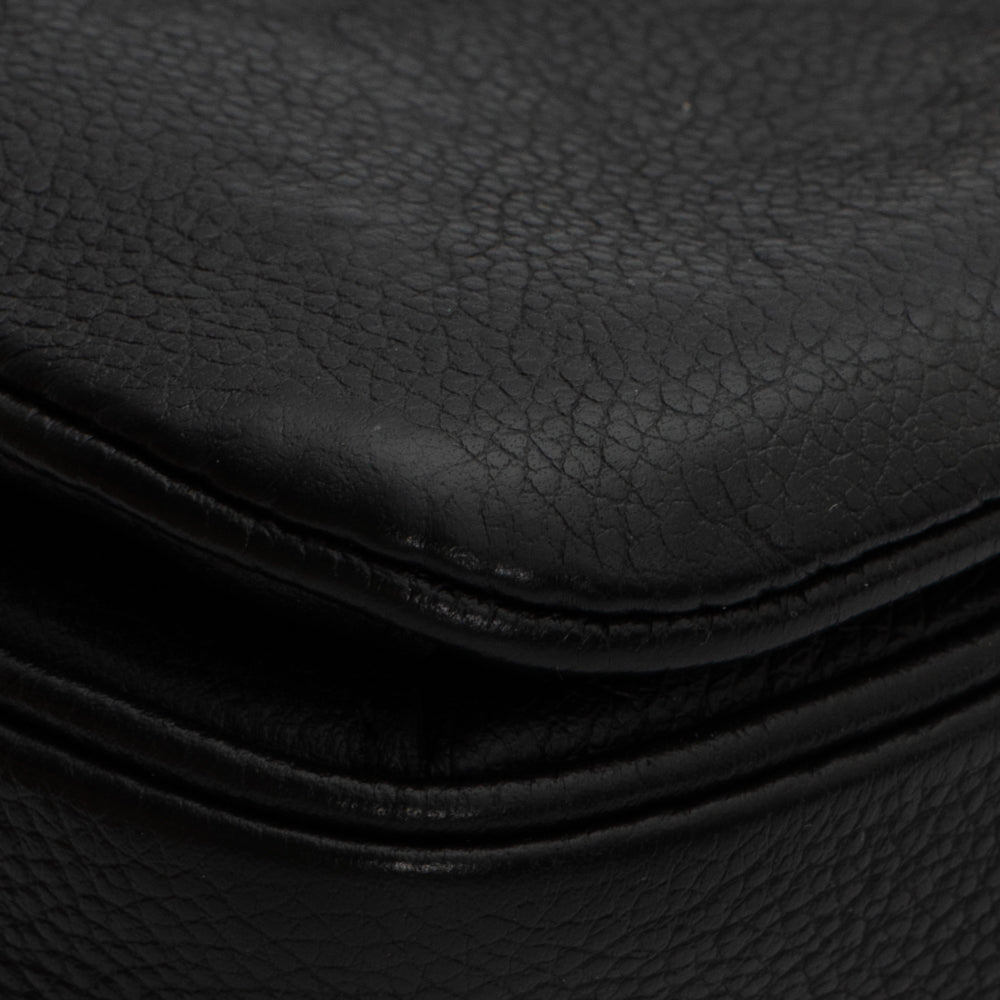 Sac bandoulière Louis Vuitton Metis en cuir monogram empreinte noir