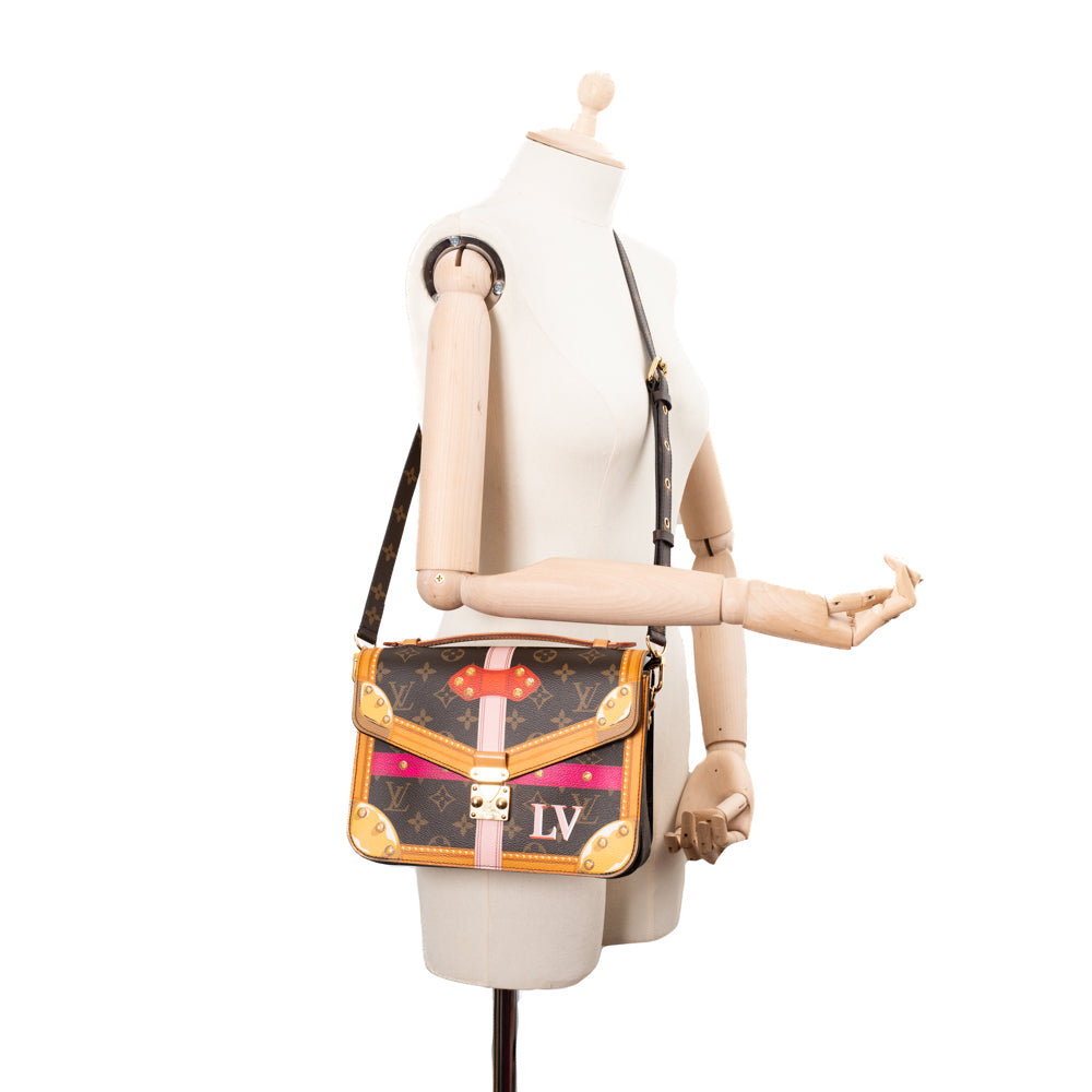 AUTHENTIC LOUIS VUITTON M43628 Pochette Metis Summer Trunk Available  Shoulderbag
