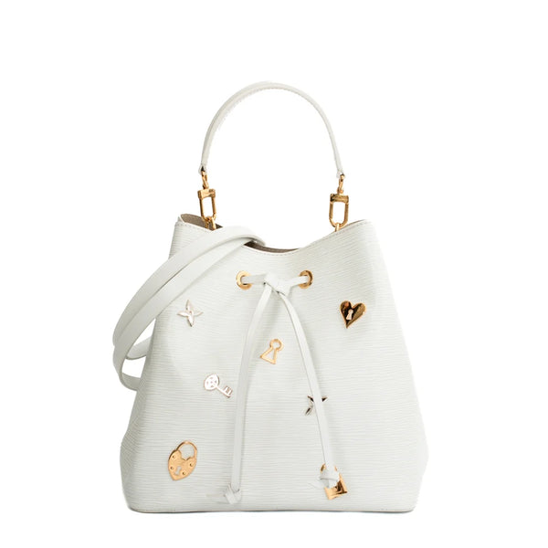 White leather louis vuitton bag hotsell