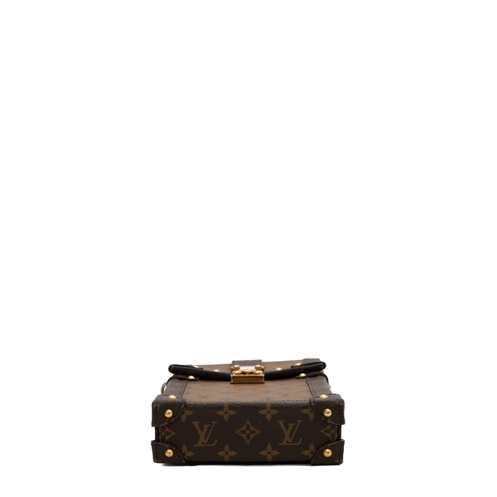 Mundskyl inerti forlænge Petite Malle Trunk bag in brown monogram canvas Louis Vuitton - Second Hand  / Used – Vintega
