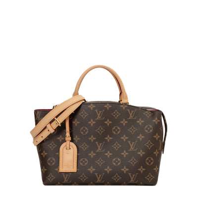 Louis Vuitton Beverly Briefcase Monogram Canvas Brown Leather ref