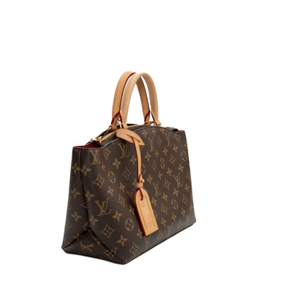 Little Palais bag in black imprint leather Louis Vuitton - Second Hand /  Used – Vintega