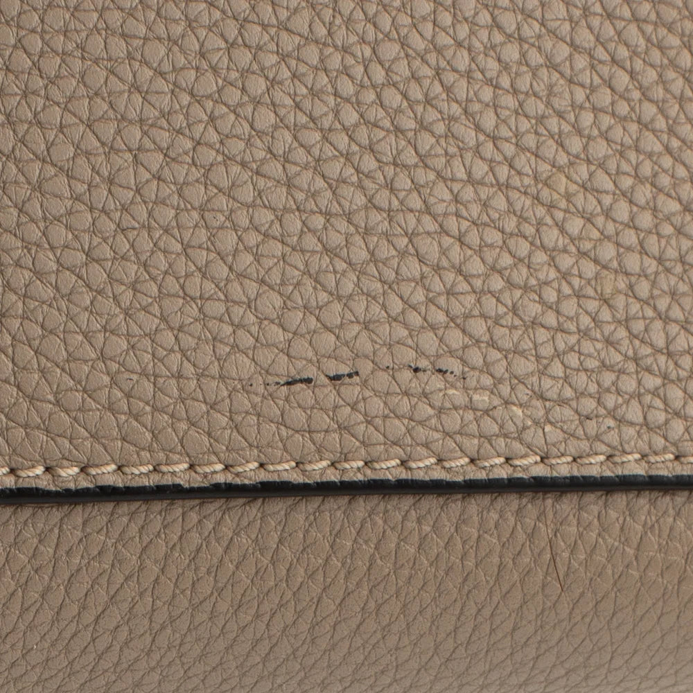 DN Enterprises Women`s Black Leather Clutch Hand Bag(beige)