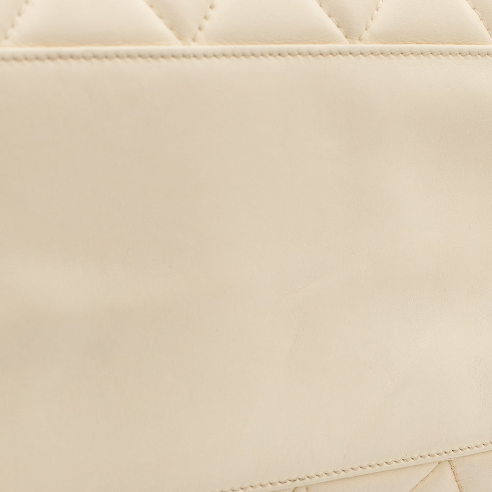 Portobello bag in white leather