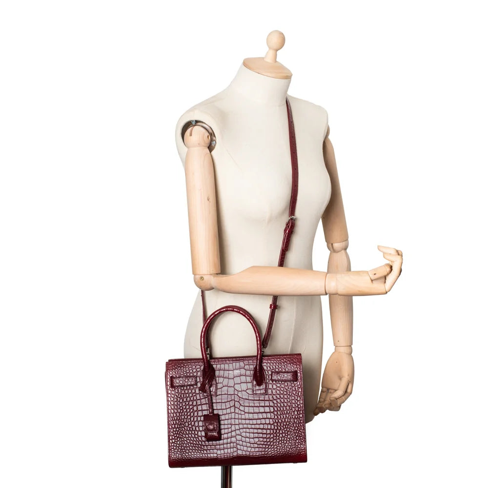 Saint laurent sac 2025 de jour baby croc