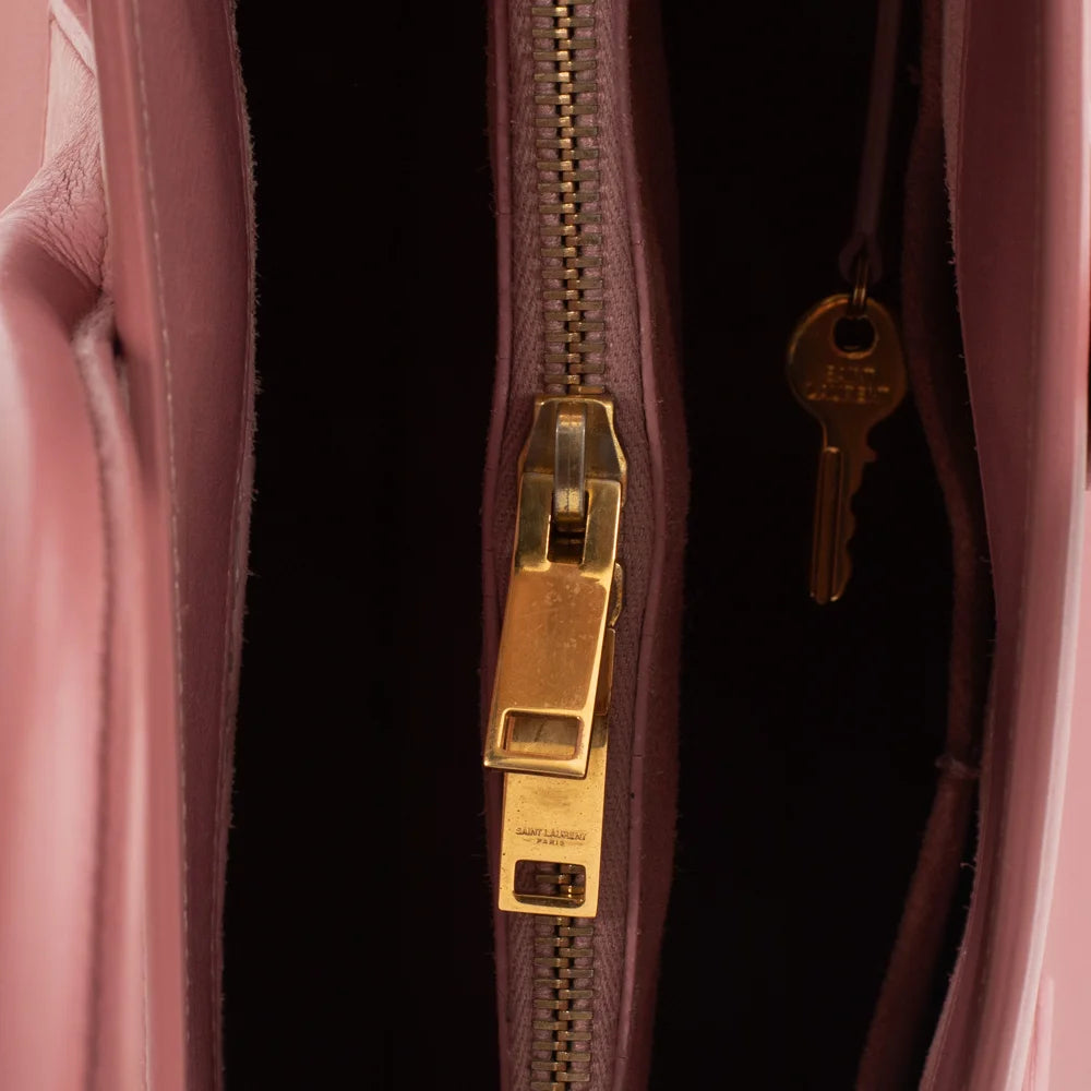 Sac de Jour Small in pink leather Saint Laurent Second Hand