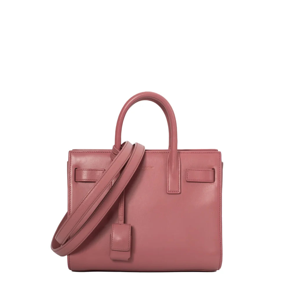 Nano Day Bag in pink leather Saint Laurent Second Hand Used Vintega