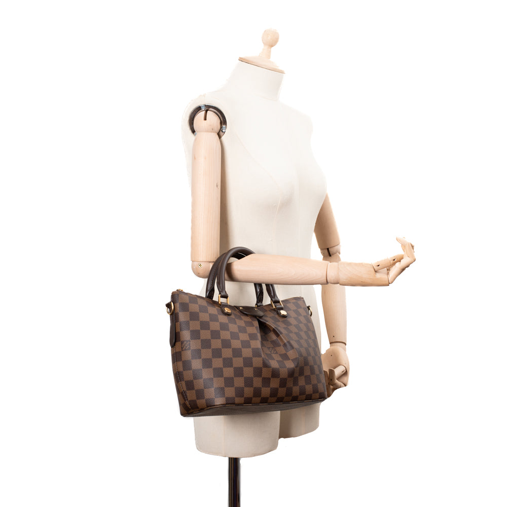 Siena leather handbag Louis Vuitton Brown in Leather - 37054882