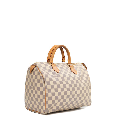 Louis Vuitton, Bags, Louis Vuitton Azur Speedy 35