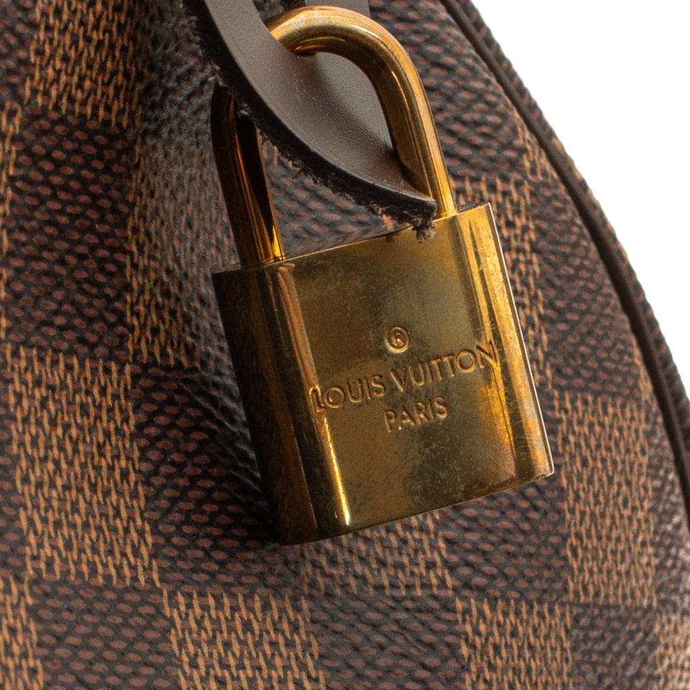 Speedy 35 bag in ebony damier canvas Louis Vuitton - Second Hand / Used –  Vintega