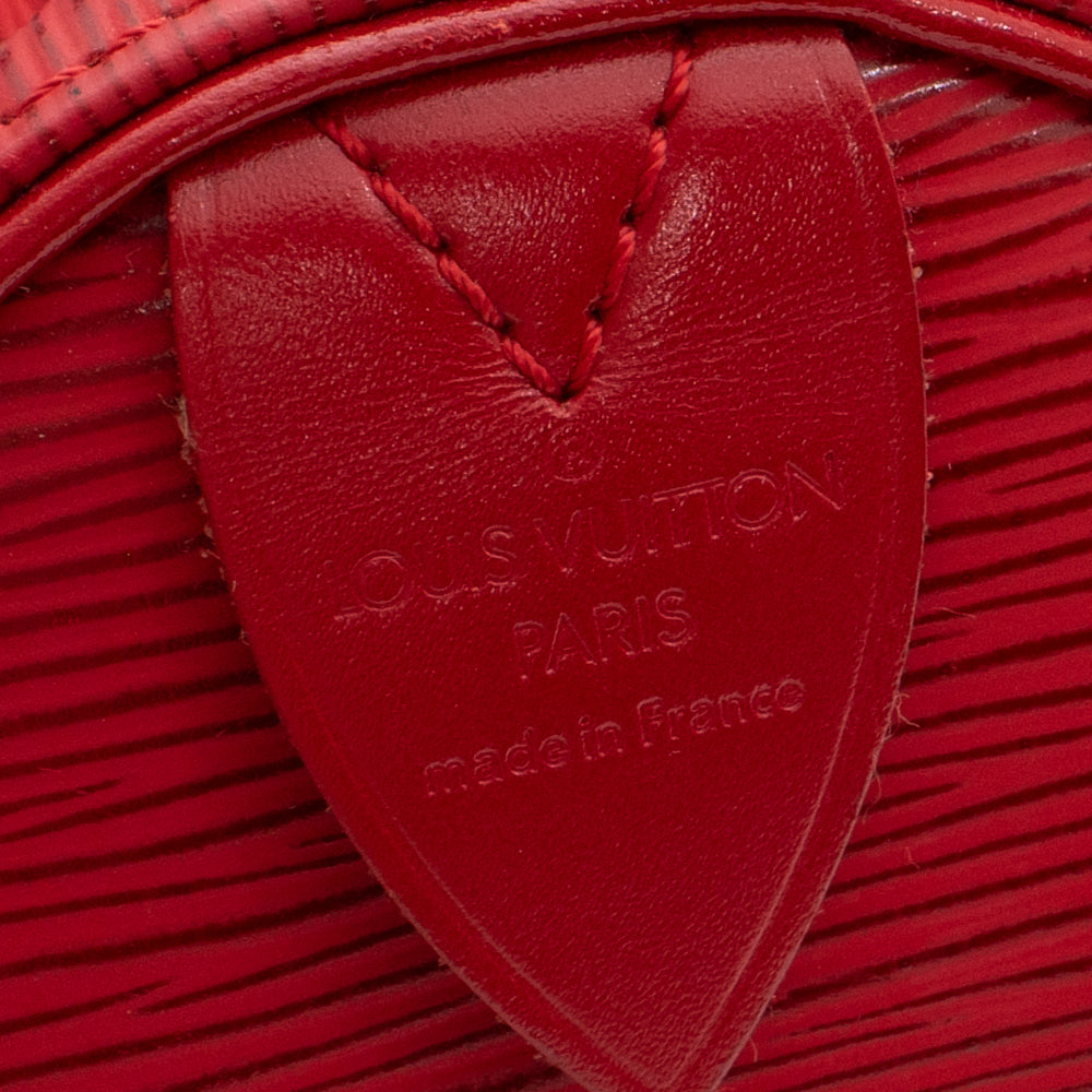 Louis Vuitton Red Epi Speedy 30 QJB0FZLRRB001