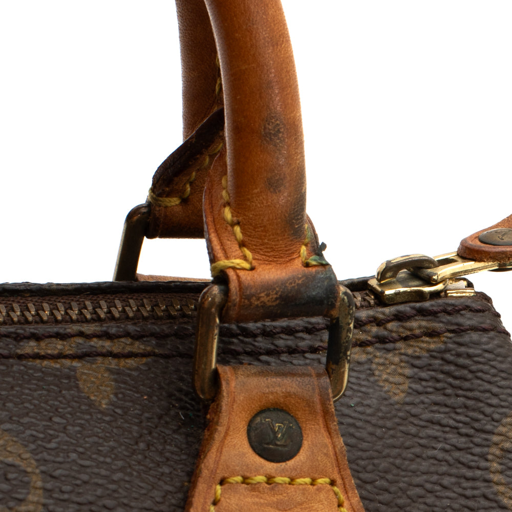 Louis Vuitton - Authenticated Nano Speedy / Mini HL Handbag - Leather Khaki for Women, Never Worn, with Tag