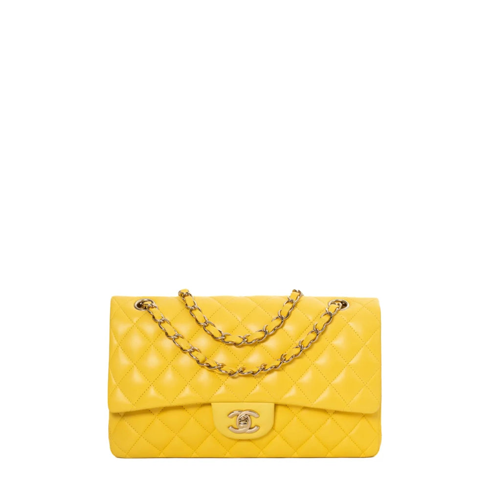 Yellow chanel handbag online