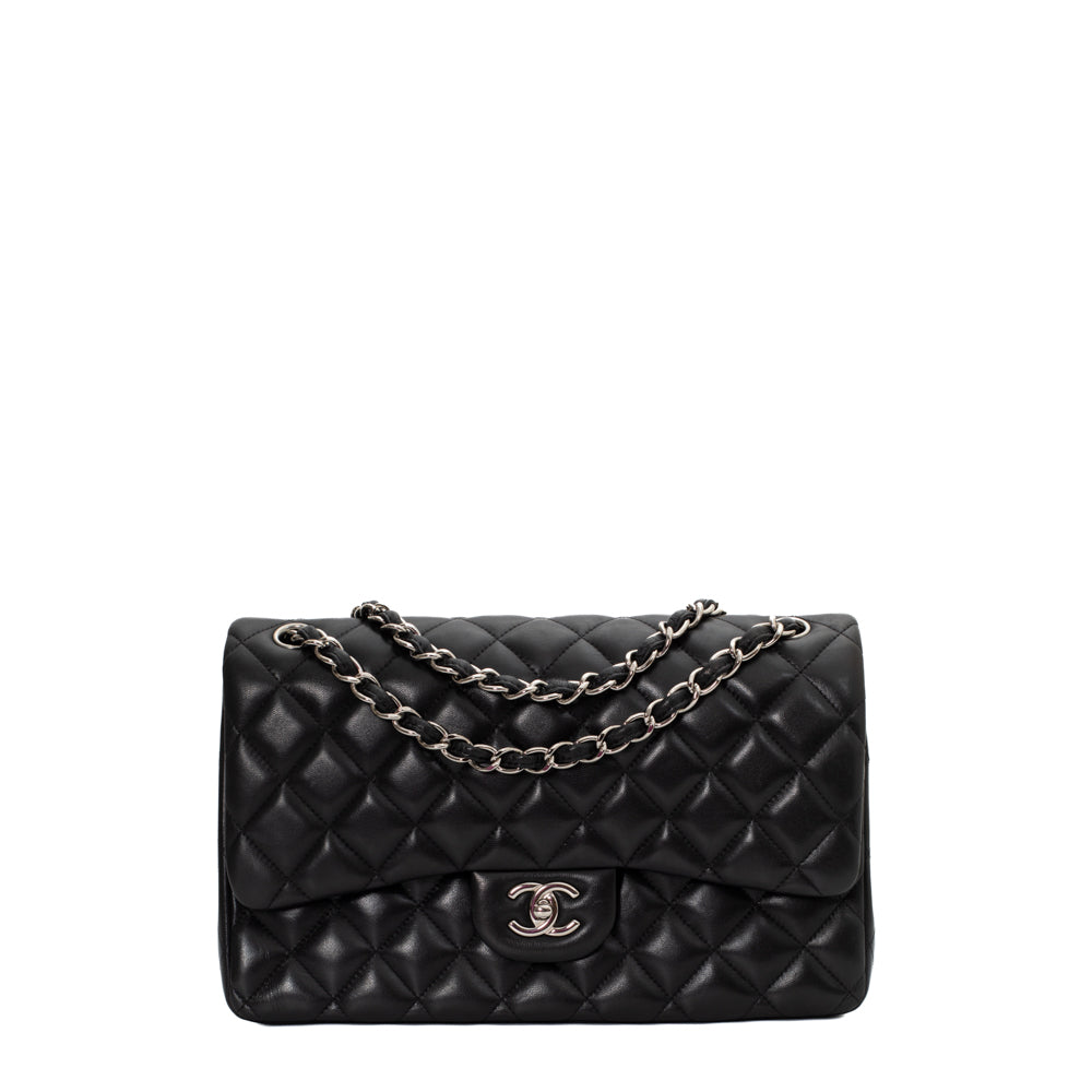Timeless / Classic Jumbo bag in black leather Chanel - Second Hand
