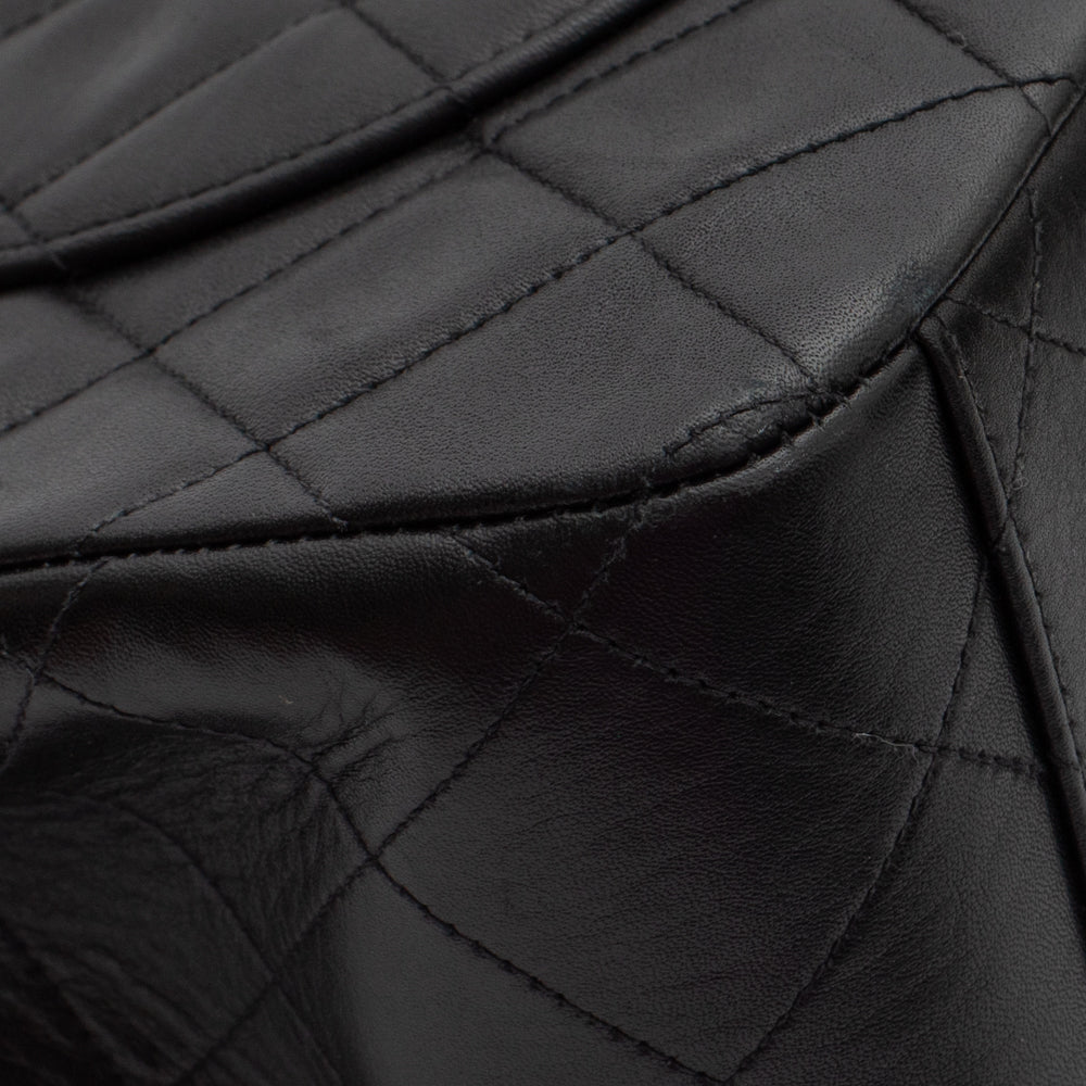 Vintage Chanel Shoulder Bag Lambskin Matrasse Black – Timeless Vintage  Company