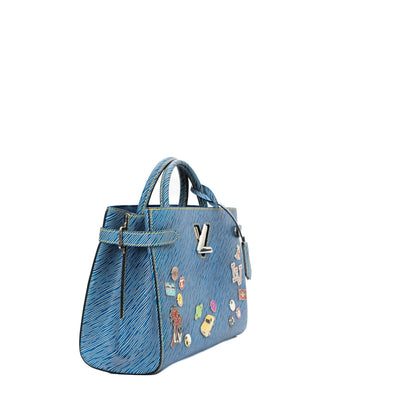 Twist MM, Used & Preloved Louis Vuitton Shoulder Bag, LXR Canada, Blue