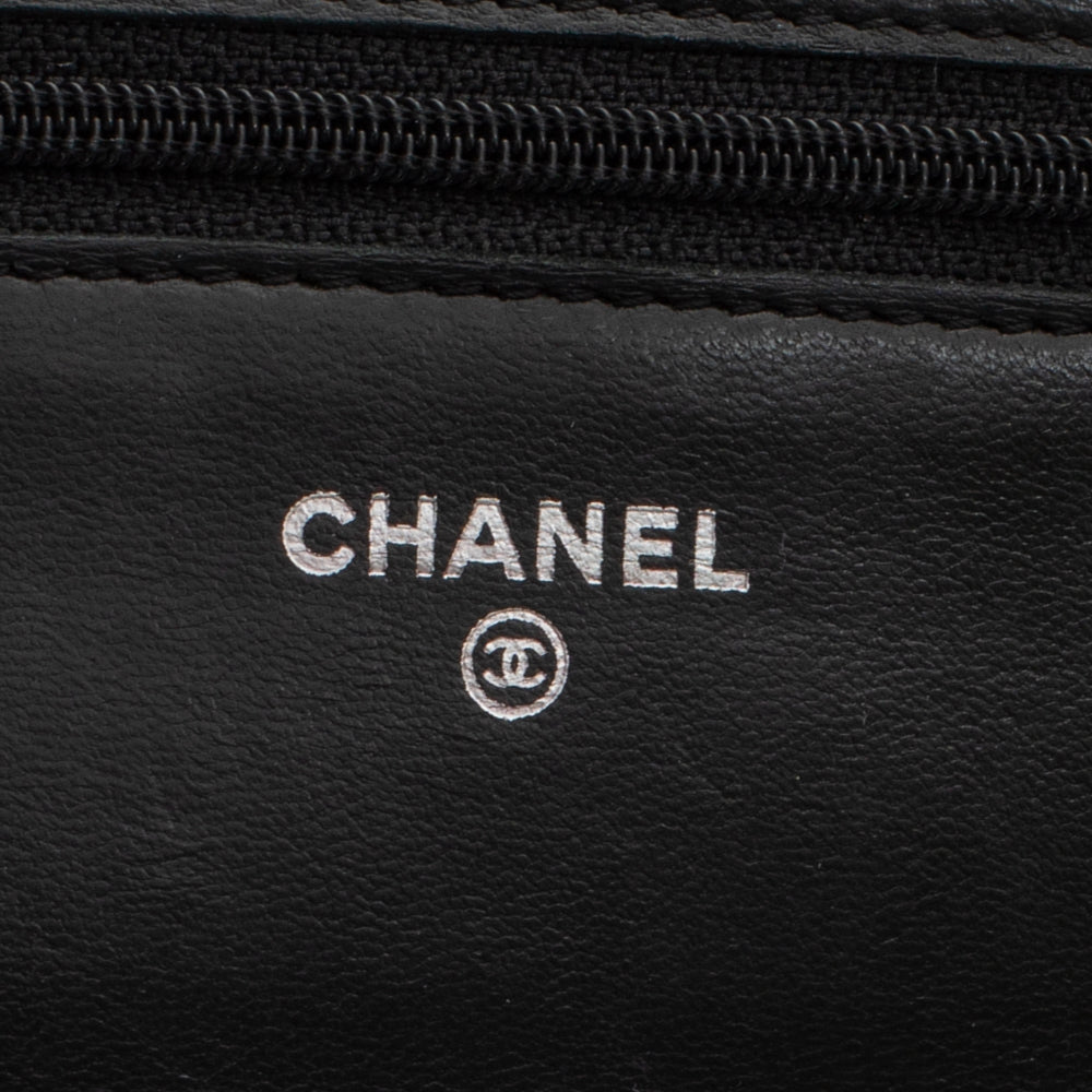 Chanel Geldbörse / Brieftasche Lammleder schwarz – Echtheitscheck