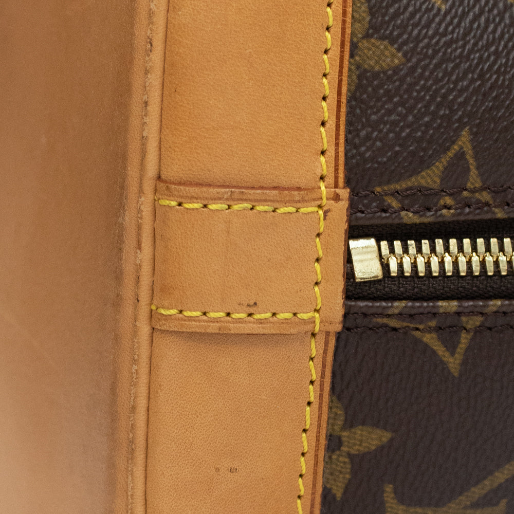 Bauletto Louis Vuitton Petite Malle in tela monogramma marrone - di seconda  mano / usato – Vintega