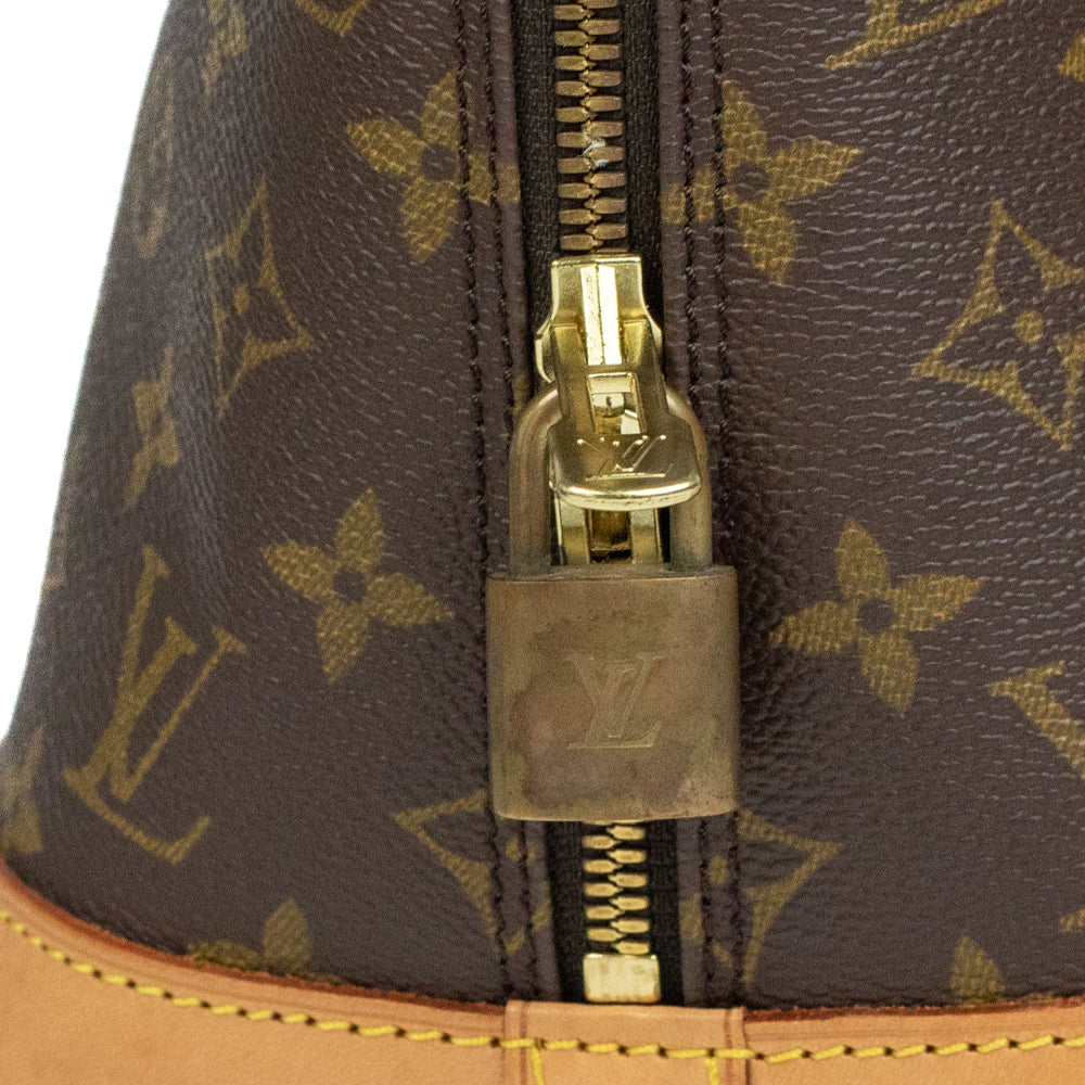 Alma-Tasche aus braunem Monogramm-Canvas von Louis Vuitton