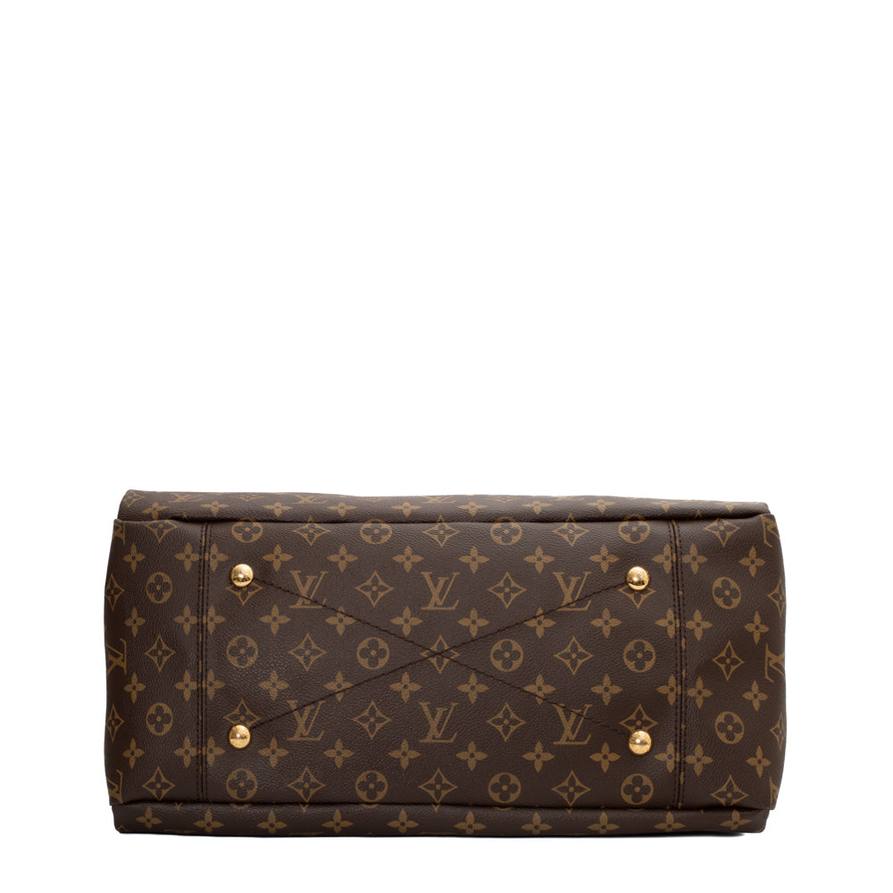 Artsy leather handbag Louis Vuitton Brown in Leather - 30863210