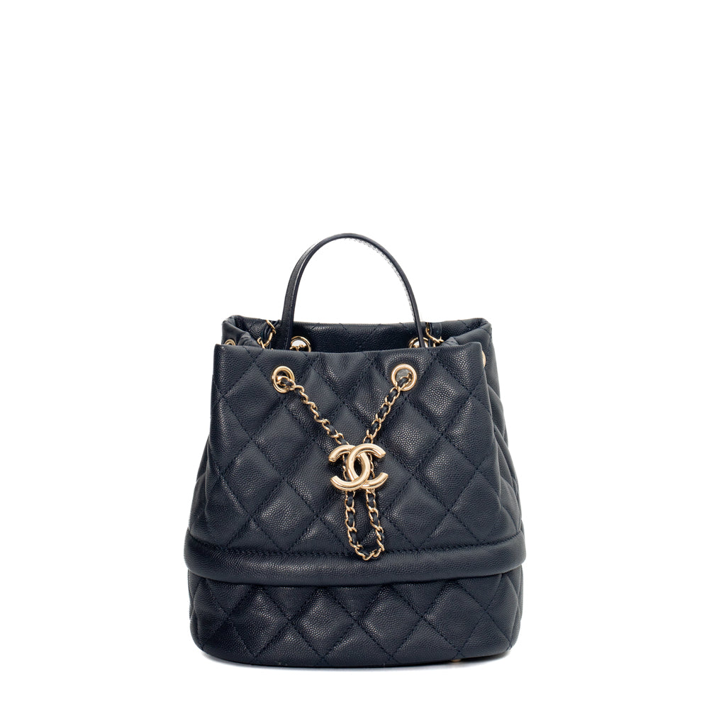 Gabrielle Bucket bag in Chanel blue leather - Second Hand / Used – Vintega