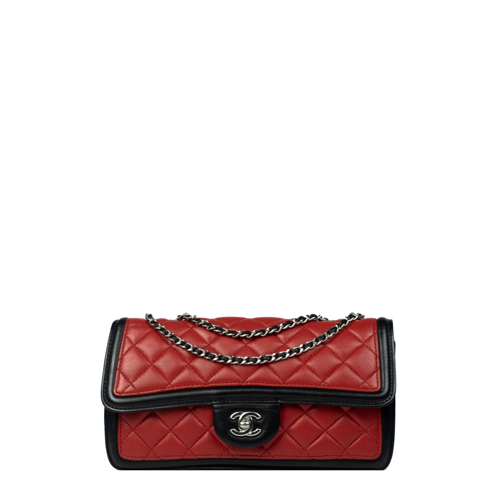 Chanel Classic red leather bag - Second Hand / Used – Vintega