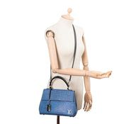 Louis Vuitton Cluny Top Handle Bag Epi Leather BB Blue 2198041