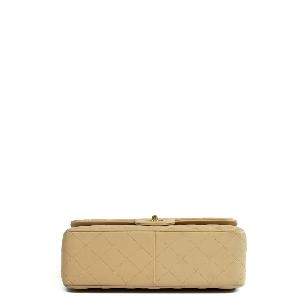 Chanel beige leather Jumbo bag - Second Hand / Used – Vintega