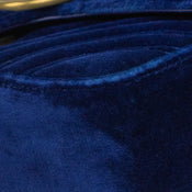 Sac Marmont en velours bleu Gucci - Seconde Main / Occasion – Vintega
