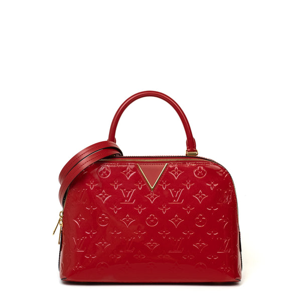 Melrose bag in red patent leather