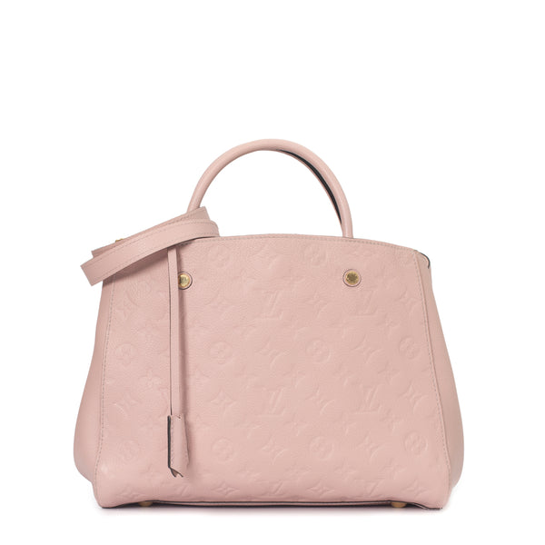 Sac Montaigne MM en cuir rose Louis Vuitton - Seconde Main / Occasion –  Vintega