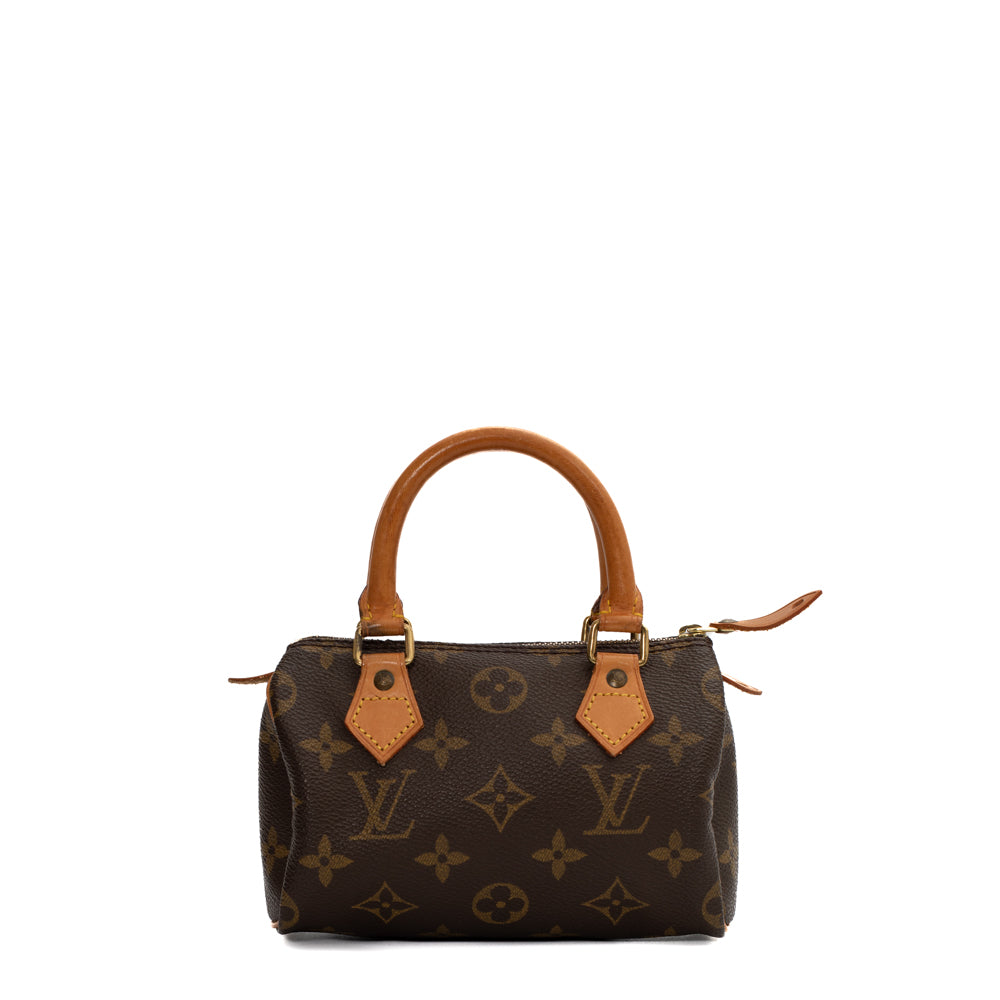 Speedy Nano Vintage bag in brown monogram canvas Louis Vuitton - Second Hand  / Used – Vintega