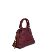 Neo Alma Bb bag in bordeaux leather Louis Vuitton - Second Hand
