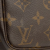 Pratique pochette Louis Vuitton en toile monogram marron, Portefeuille  Louis Vuitton Sarah 383927 d'occasion
