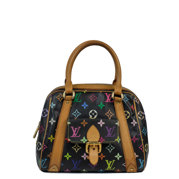 Louis Vuitton Priscilla Multicolour Canvas Handbag (Pre-Owned