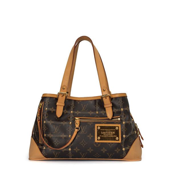 Rivet bag in brown monogram canvas Louis Vuitton - Second Hand