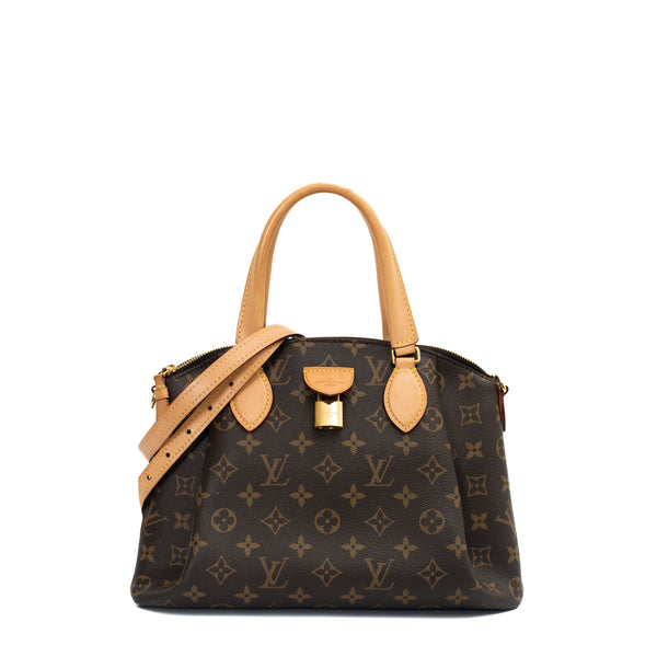 Rivoli PM bag in brown monogram canvas Louis Vuitton - Second Hand