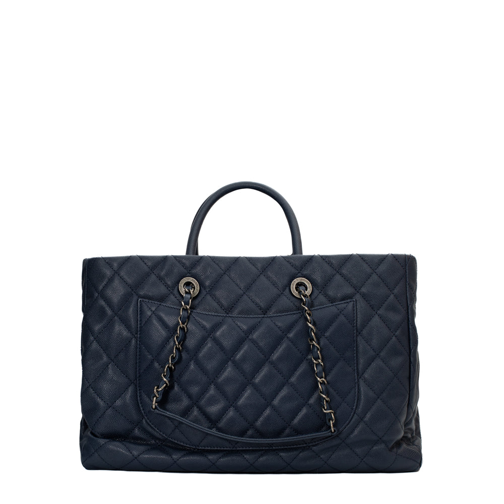 Chanel blue leather Shopping Bag - Second Hand / Used – Vintega