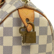 Speedy 25 Tasche aus Azur Damier Canvas Louis Vuitton – Gebraucht /  Gebraucht – Vintega