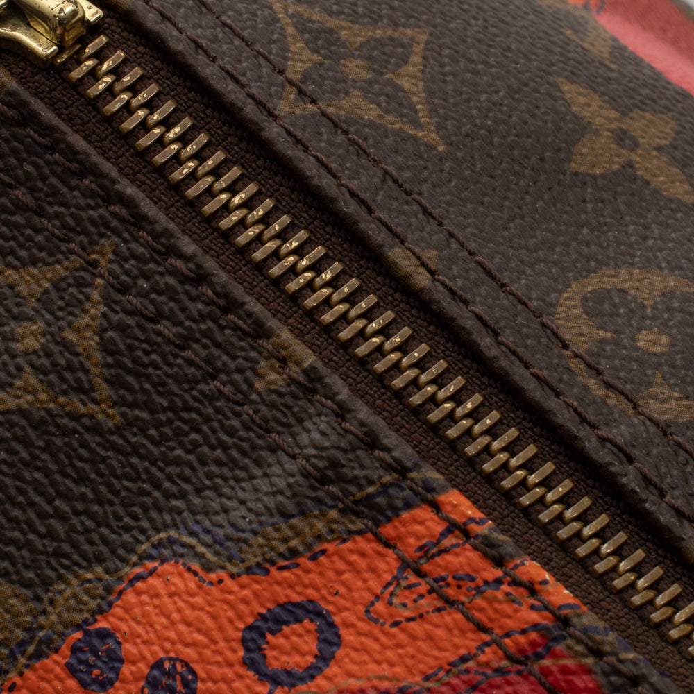 Louis Vuitton // 2015 Brown & Multi Monogram Ramages Speedy 30 Bag