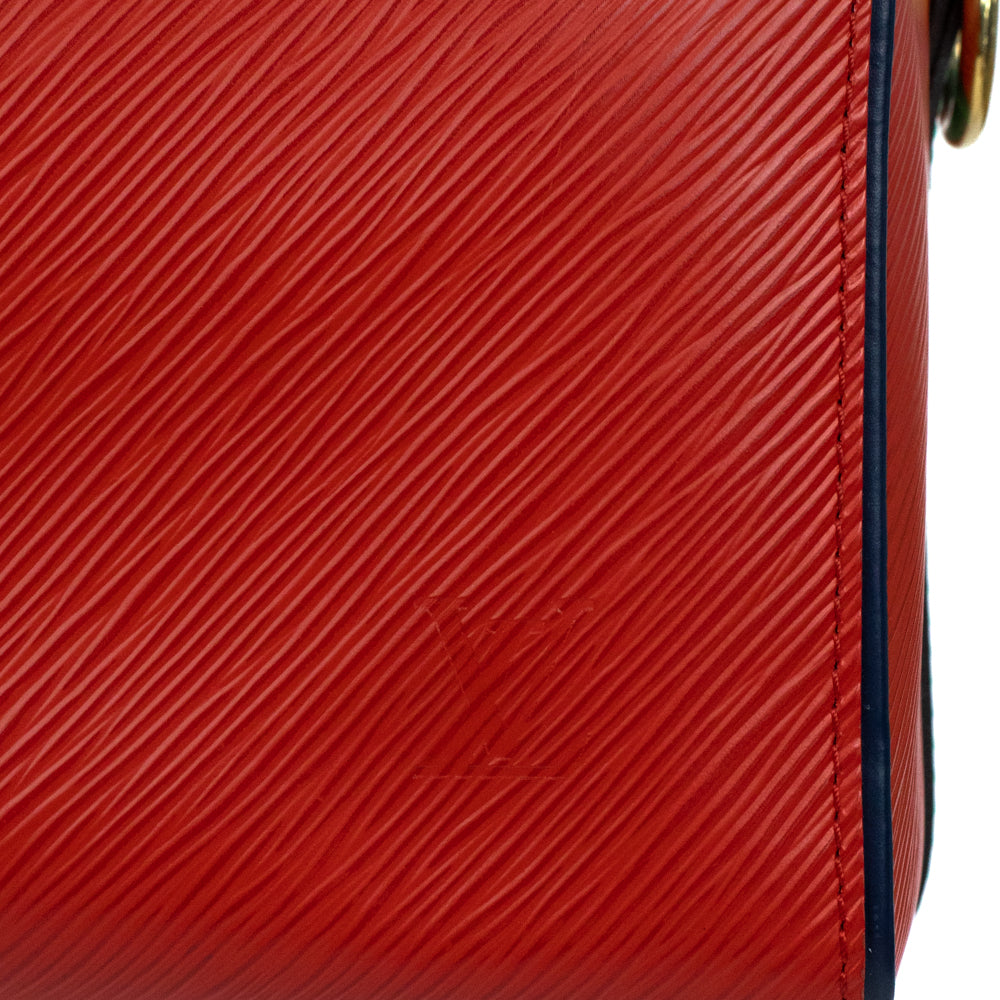Speedy 25 Bicolore bag in red epi leather Louis Vuitton - Second Hand /  Used – Vintega