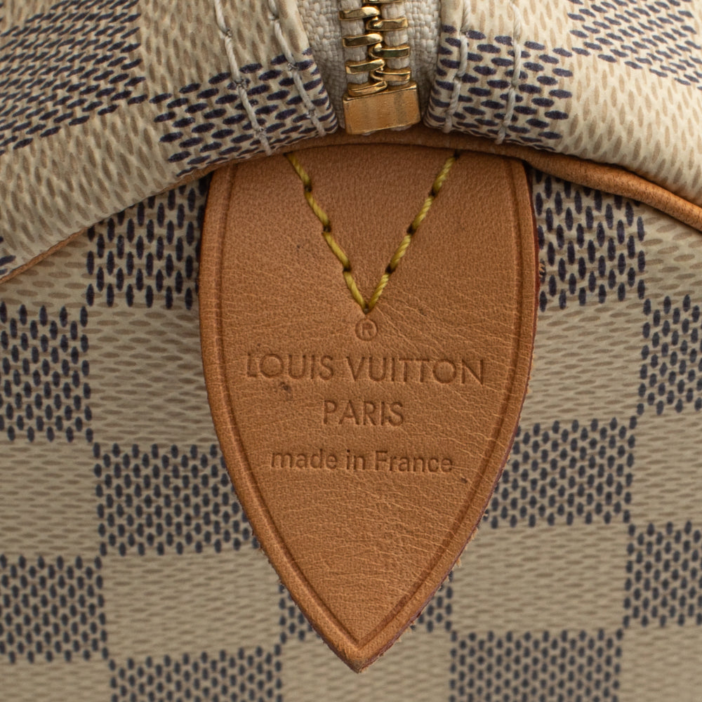 Speedy 30 bag in ebony damier canvas Louis Vuitton - Second Hand / Used –  Vintega