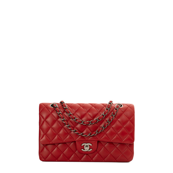 Handbags Chanel New Chanel Handbag with Flap Timeless Bandouliere Leather Chevron Rouge Bag