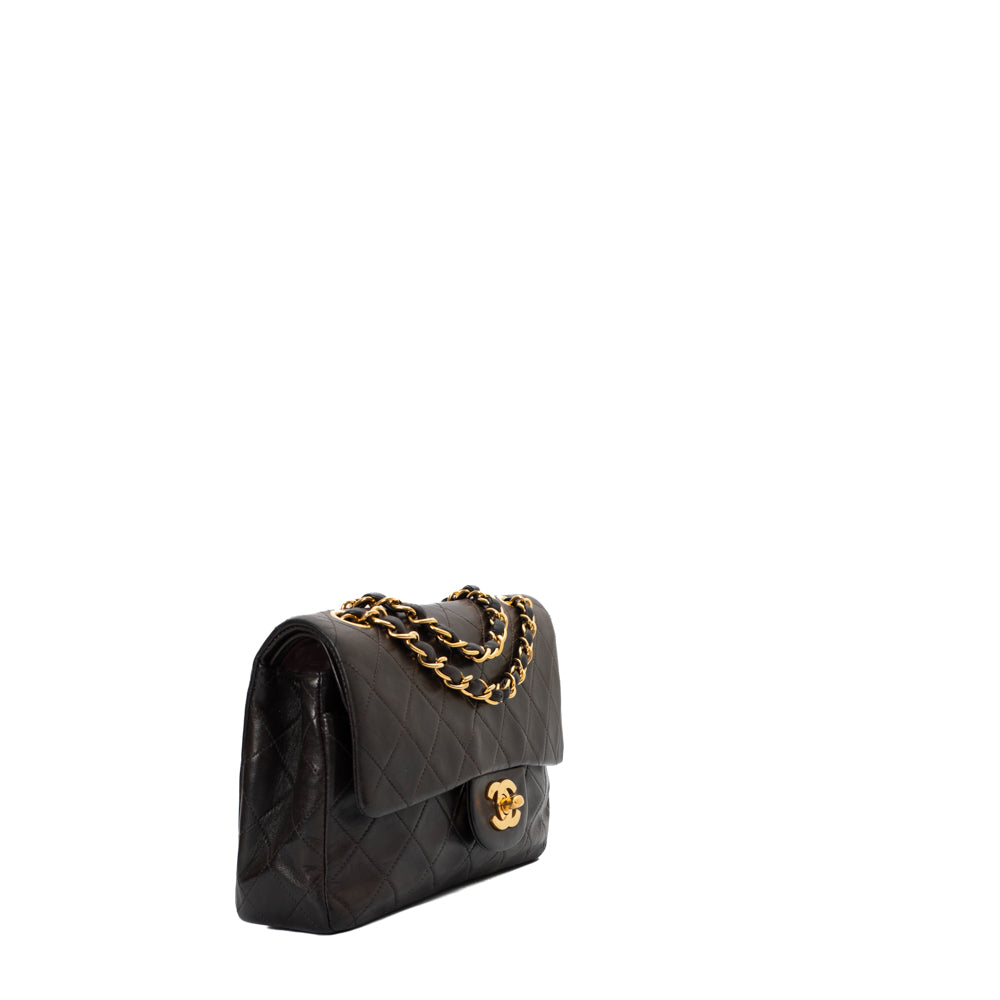 Chanel Timeless / Classic Small Vintage bag in black leather