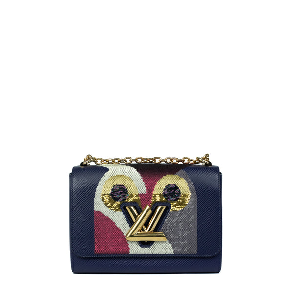 Twist MM, Used & Preloved Louis Vuitton Shoulder Bag, LXR Canada, Blue